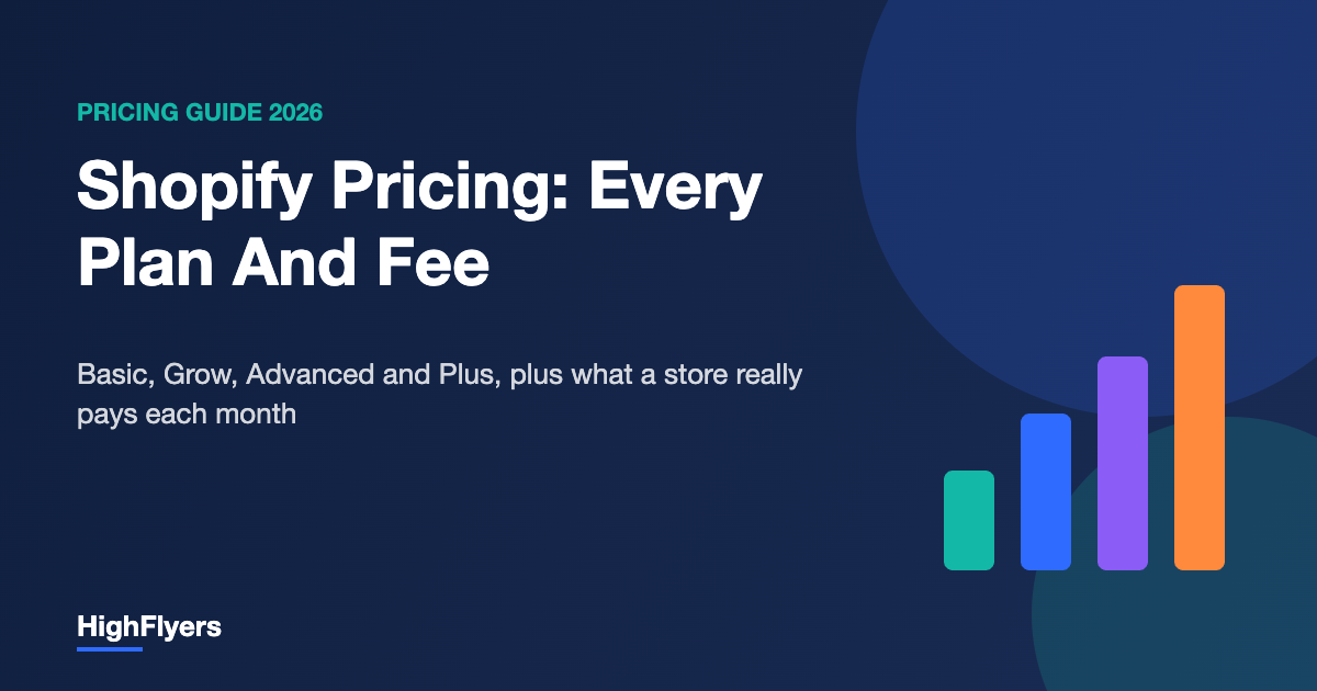 Shopify pricing 2026 guide