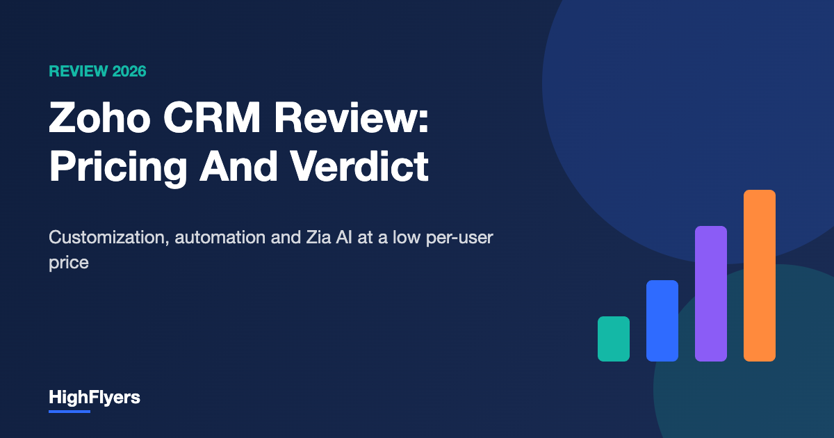 Zoho CRM review 2026